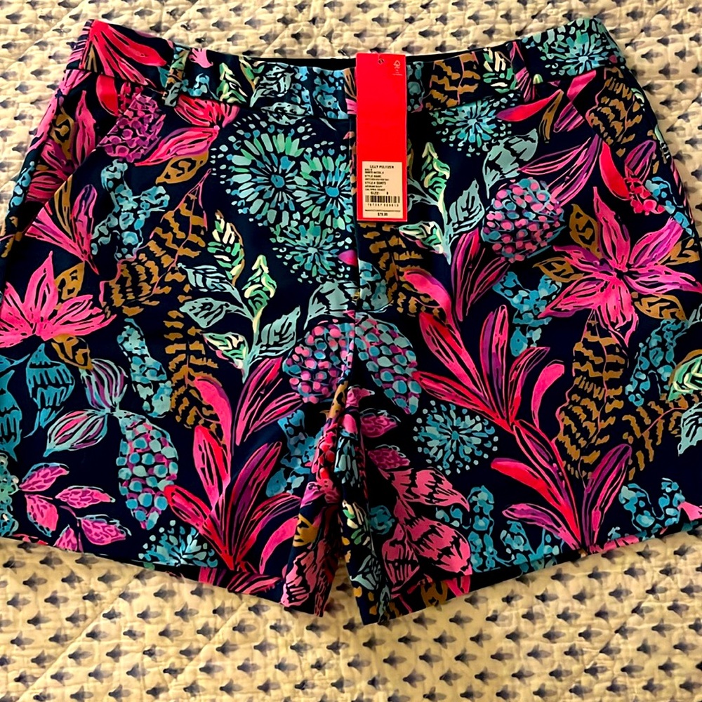 New with tags, Lilly, Pulitzer, Gretchen high-rise shorts